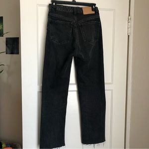 Zara Hi-rise Straight Leg Jeans